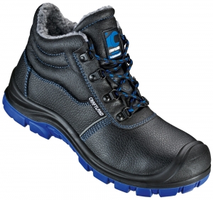 F-S3-CRAFTLAND-Fußschutz, Winterschnürschuhe, hoch, *FELIN ÜK*, schwarz/blau abgesetzt