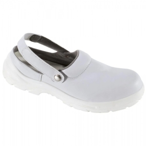 F-BASIC-LINE-Fußschutz, Clogs, *ORTONA*, weiß