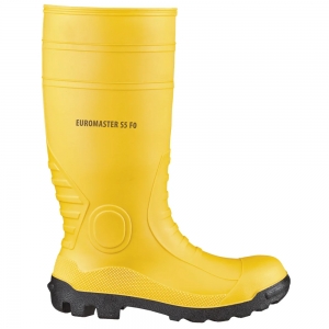 F-S5-EUROMAX-Fußschutz, PVC/Nitril-Stiefel, Gummistiefel, *EUROMASTER*, gelb