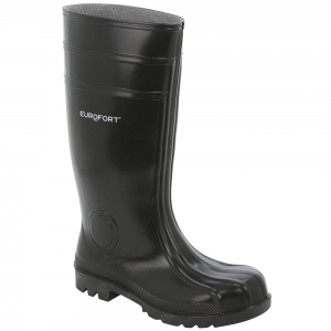 F-S5-EUROMAX-Fußschutz, PVC/Nitril-Stiefel, Gummistiefel, *BAUMEISTER*, schwarz