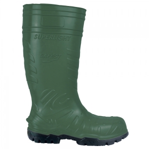 F-S5-COFRA-Fußschutz, PU-Stiefel, Gummistiefel, *ANZI*, grün/schwarz