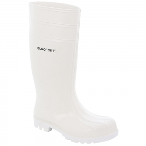 F-S4-EUROMAX-Fußschutz, PVC/Nitril-Stiefel, Gummistiefel, *SAFE GIGANT*, weiß