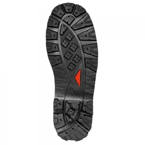 F-S3-TREEMME-Fußschutz, Forstarbeiter-Schnürstiefel, *EIBE*, schwarz/orange abgesetzt
