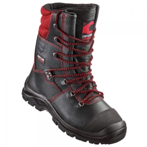 F-S2-CRAFTLAND-Fußschutz, Forstarbeiter-Schnürstiefel, *ZEDER*, schwarz