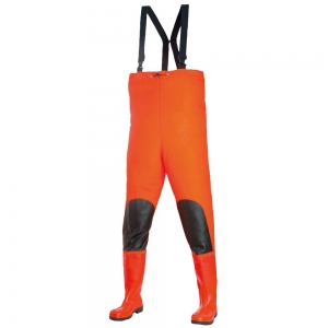 F-S5-Nässeschutz, Premium Wathose, 700g/m², orange