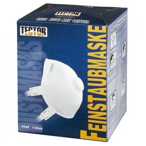 F-TECTOR-Dolomit-Feinstaubmaske, *P3 D*, 5 Stück