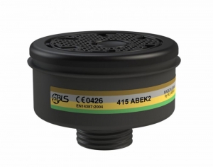 F-FELDTMANN-PSA Atem-Mund-Schutz, Fein-Staub-Filter-Maske, Mehrbereichsfilter ABEK