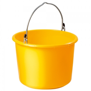 F-Feldtmann-Betriebsbedarf, Eimer, anschlagbar, TÜV/GS, 20 l, gelb