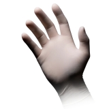 AMPRI-Einwegschutz, Hygiene, Einweg-Latex-Untersuchungs-Handschuhe, Einmalhandschuhe, POLYMER PLUS, puderfrei, VE = 10 Pkg. á 100 Stück