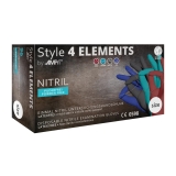 AMPRI-Einwegschutz, Style 4 Elements, Nitril-Untersuchungshandschuh, puderfrei, Farbenmix, Gr. XS-XL