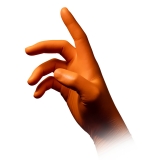 AMPRI-Einwegschutz, Einweg-Nitril-Untersuchungs-Handschuhe, Einmalhandschuhe, STYLE ORANGE, puderfrei, orange, VE = 10 Pkg. á 100 Stück