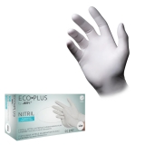 AMPRI-Einwegschutz, Einweg-Nitril-Untersuchungs-Handschuhe, Einmalhandschuhe, ECO PLUS, puderfrei, weiß, VE = 1 Pkg. á 100 Stück, weiß,