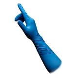 AMPRI-Einwegschutz, Einweg-Nitril-Handschuhe, Einmalhandschuhe, MED COMFORT BLUE ULTRA 400, puderfrei, blau, VE = 20 Pkg. á 50 Stück