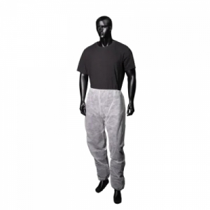 AMPRI-Einwegschutz, Einweg-PP-Vlies-Hose, MED COMFORT, VE = 100 Stück, weiß