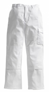 PIONIER-Bundhose, COTTON PURE, ca. 280g/m², weiss