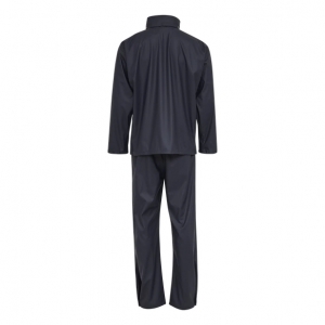 ELKA-Nässeschutz, Regenschutz,  PU-Regen-Nässe-Wetter-Schutz-Set, Jacke und Hose, marine