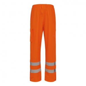 ELKA-Nässeschutz, Regenschutz, D-LUX-Regen-Nässe-Wetter-Schutz-Bund-Hose, EN 471, DRY ZONE, 170g/m², warnorange