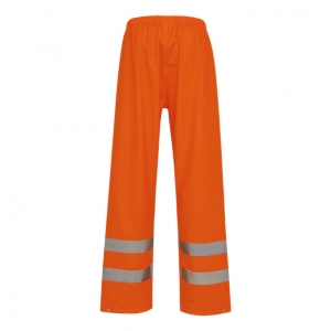 ELKA-Nässeschutz, Regenschutz, Regen-Nässe-Wetter-Schutz-Bund-Hose, DRY ZONE VSIBLE, 170g/m², warnorange