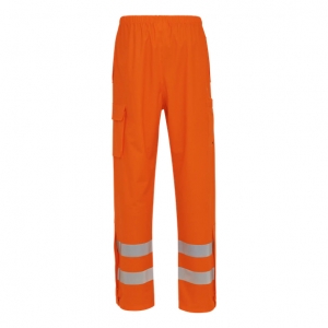 ELKA-Nässeschutz, Regenschutz, Regen-Nässe-Wetter-Schutz-Bund-Hose, EN 471, DRY ZONE OFFSHORE, 200g/m², warnorange