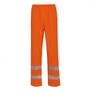ELKA-Nässeschutz, Regenschutz, Regen-Nässe-Wetter-Schutz-Bund-Hose, EN 471, DRY ZONE OFFSHORE, 200g/m², warnorange