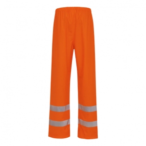 ELKA-Nässeschutz, Regenschutz, Regen-Nässe-Wetter-Schutz-Bund-Hose, EN 471, DRY ZONE OFFSHORE, 200g/m², warnorange