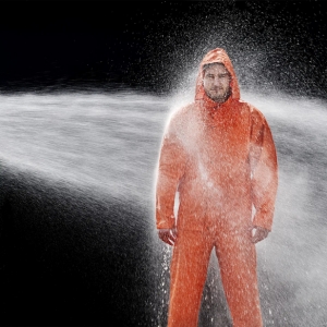 ELKA-Nässeschutz, Regenschutz, Regen-Nässe-Wetter-Schutz-Jacke, Dry Zone, orange