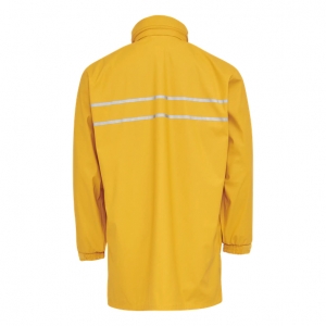 ELKA-Nässeschutz, Regenschutz, D-LUX-Regen-Nässe-Wetter-Schutz-Jacke, DRY ZONE, 190g/m², gelb