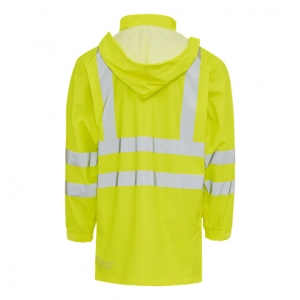 ELKA-Nässeschutz, Regenschutz, D-LUX-Regen-Nässe-Wetter-Schutz-Jacke,EN 471, DRY ZONE, 170g/m², warngelb
