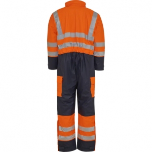 ELKA-Warnschutz, Thermo Overall, EN 20471, DRY ZONE VISIBLE, warnorange/marine