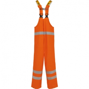ELKA-Warnschutz, Warn-Latzhose, EN 471, DRY ZONE, 170g/m², warnorange
