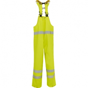 ELKA-Warnschutz, Warn-Latzhose, EN 471, DRY ZONE, 170g/m², warngelb