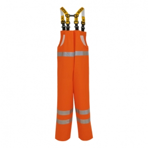ELKA-Warnschutz, Warn-Latzhose, 220g/m², warnorange