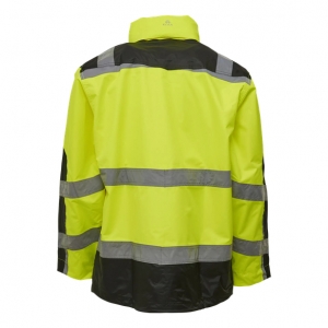 ELKA-Nässeschutz, Regenschutz, Regen-Nässe-Wetter-Schutz-Jacke, VISIBLE XTREME, warngelb/schwarz