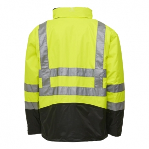 ELKA-Warnschutz, Warn-Jacke, 2-in1, VISIBLE XTREME, warngelb/schwarz