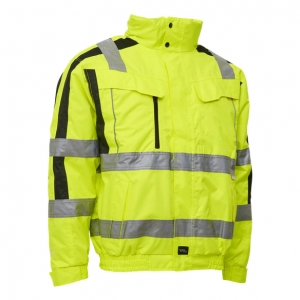 ELKA-Warnschutz, Warn-Pilotenjacke, 2-in1, VISIBLE XTREME, warngelb/schwarz