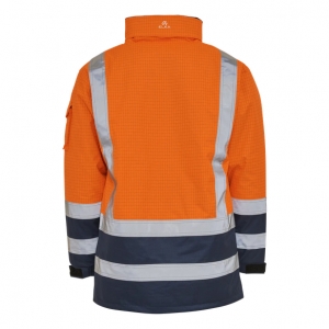 ELKA-Warnschutz, Warn-Jacke, SECURE TECH MULTINORM, warnorange/marine