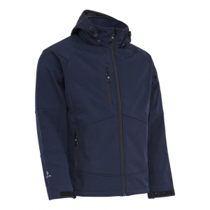 ELKA-Kälteschutz,  Softshell Arbeits Berufs Jacke Arbeitsjacke Berufsjacke Schutzjacke mit Kapuze marine