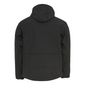 ELKA-Kälteschutz,  Softshell Arbeits Berufs Jacke Arbeitsjacke Berufsjacke Schutzjacke mit Kapuze schwarz