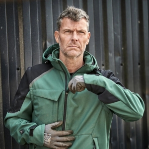 ELKA-Kälteschutz, -Softshelljacke, WORKING XTREME, grün/schwarz