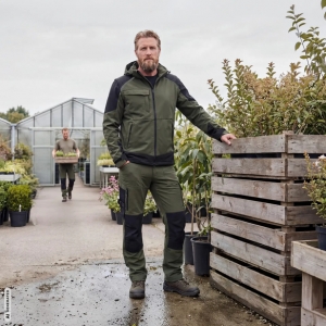 ELKA-Kälteschutz, -Softshelljacke, WORKING XTREME, grün/schwarz