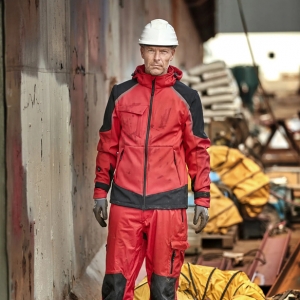 ELKA-Kälteschutz, -Softshelljacke, WORKING XTREME, rot/schwarz