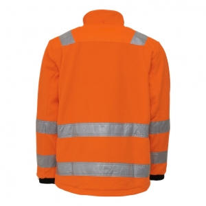 ELKA-Warnschutz, Warn-Fleecejacke, ZIP-IN, WORKING XTREME, warnorange