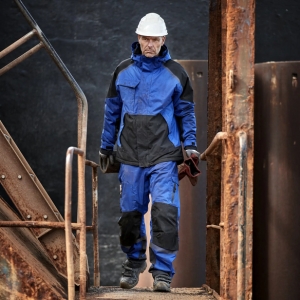 ELKA-Kälteschutz, -Stretch-Winterjacke, Working Xtreme, royalblau/schwarz