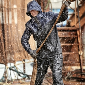 ELKA-Kälteschutz, -Stretch-Jacke, 3 Lagen, Working Xtreme, marine/schwarz