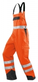 Gr.L KEMPEL Warnschutzlatzhose Arbeitslatzhose Warnkleidung Warnschutz warnorange anthrazit ca 220g