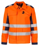 BEB-Warnschutz, Warn-Bund-Jacke, 270 g/m², warnorange/marine