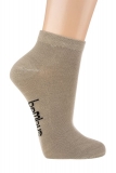 WOWERAT-Workwear, Sneakerssocken, Bambus, 3-er Pkg., beige