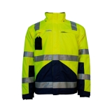 OCEAN-Nystad-High-Vis-Jacke, 175 g/m²,  neongelb/marine