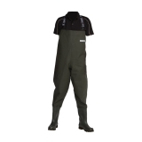 OCEAN-Nässeschutz, Regenschutz, Deluxe+-Waders-Seestiefel mit Nieten, 700g/m², dunkel oliv