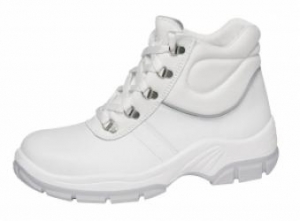 Gr.48 ABEBA-Protektor Line-S2-Damen- u. Herrensicherheitsschnürstiefel, weiß, Größe: 48